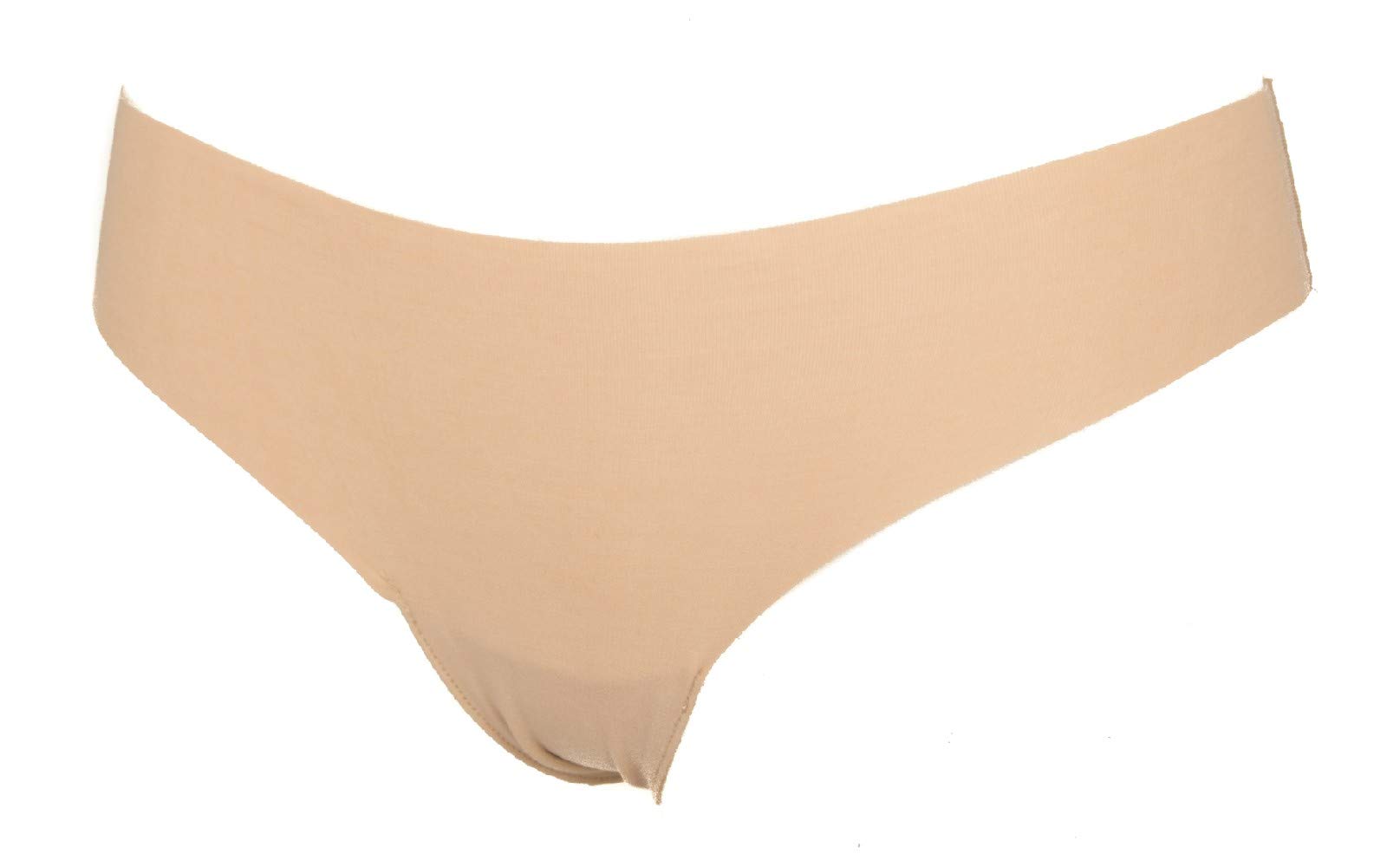 RAGNO Confezione 2 Slip Brasiliana Donna Bordato Liscio Zero Elastici Bipack Articolo 71126U Freedom Brasiliano, 098B Nudo, 4-Quarta (EU M - F 3 - USA S - GB 34)