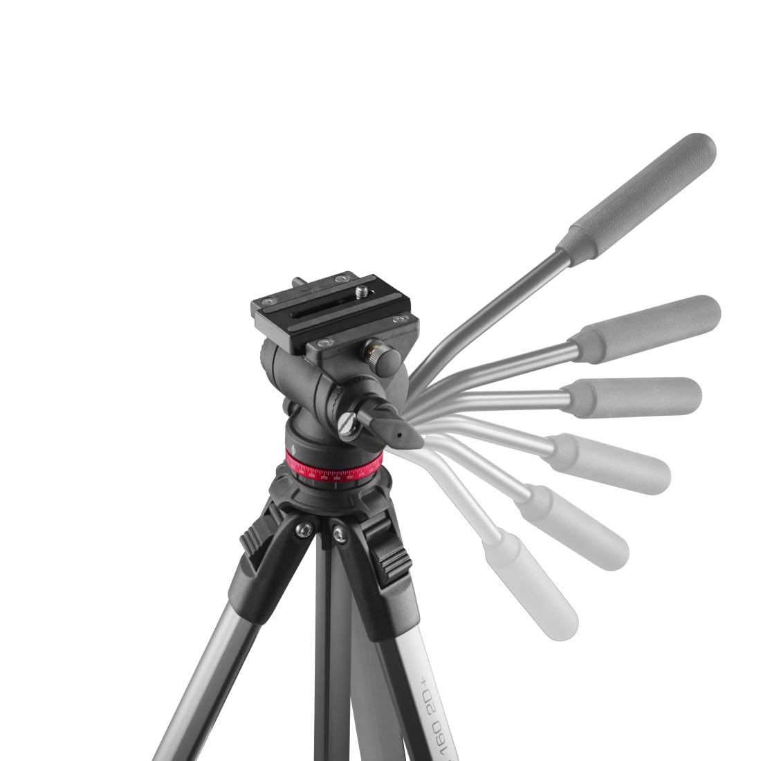Hama Statyw Pro Move 160 2D+, stojak wideo do Ph.P. i Tel., 160 cm