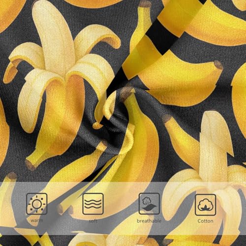 Joisal Toddler Girls Underwear 2t Cotton Little Girl Panties Funny Briefs Underpants Cute Yellow Bananas Black3