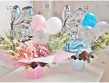 Amazon Co Jp バルーンギフト 暑中お見舞い 御中元 初夏の贈り物に フラワーアレンジメント フラワーギフト 紫陽花 アレンジ 電報 御祝 御見舞 バルーン電報 バルーンアレンジメント レイニーバタフライ ブルー ピンクお急ぎ便可能 ピンク おもちゃ