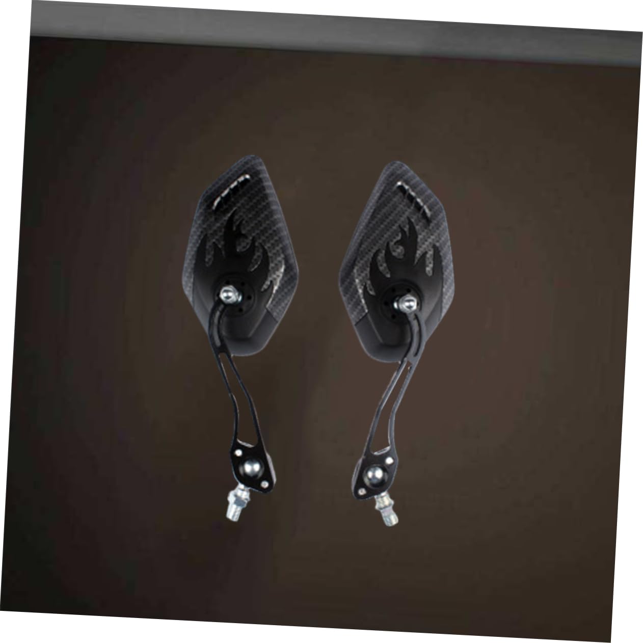 Specchietto Bici da Manubrio, Coppia, 21-23mm, Lega Alluminio e ABS | Specchio da Bicicletta, Angolo Ampio, Regolabile e Ruotabile, Nero, Compatto, Antiurto, Aspetto Elegante