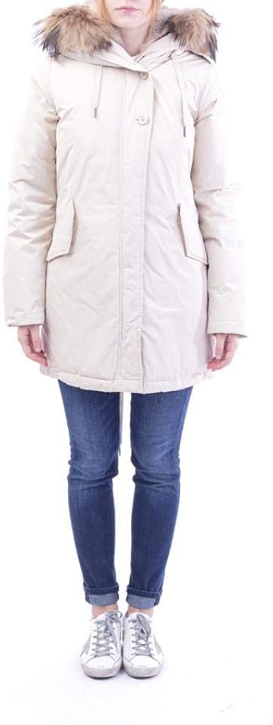 parka beige mujer