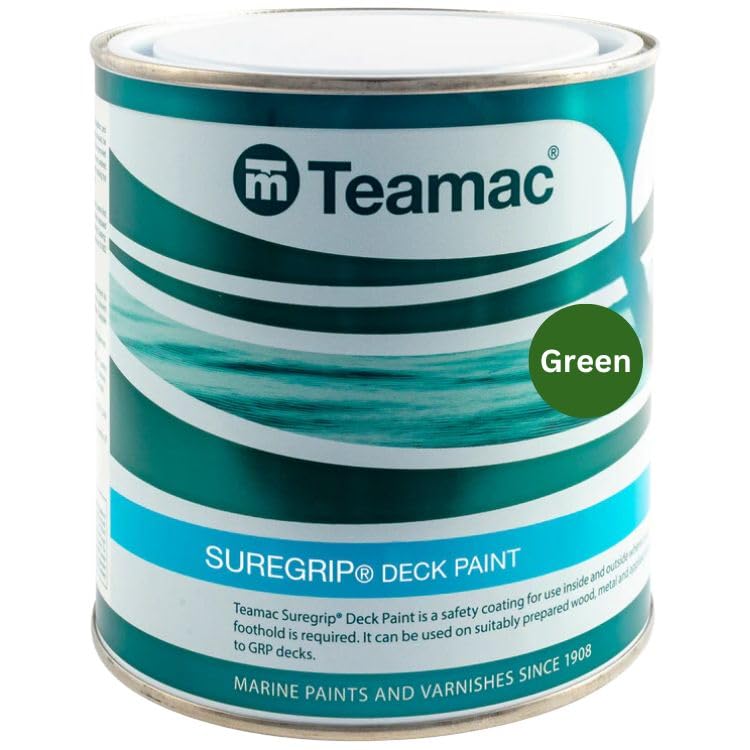 Teamac 5 Litre Suregrip Anti-Slip Deck Paint - (Green)