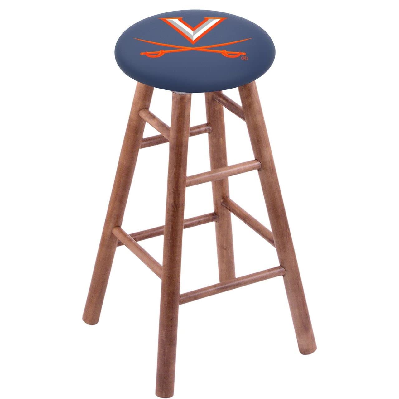 Holland Bar Stool Co. Maple Counter Stool in Medium Finish with Virginia Seat by The