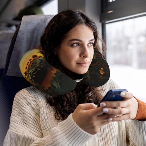 Almohada de espuma viscoelástica 30 cm viaje cómoda miniatura 5