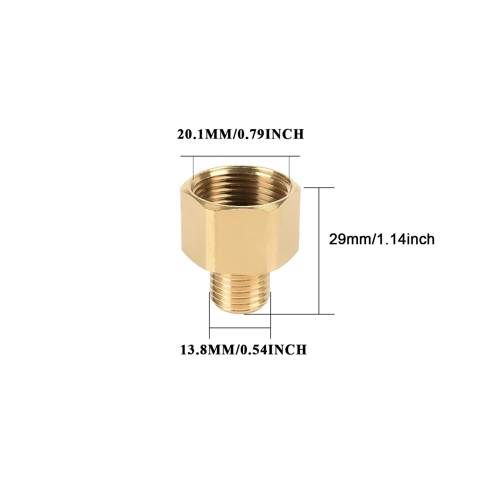 Connettore A Sgancio Rapido 1/4" Per Idropulitrice - Ottone, 5000 PSI, Adattatore Maschio - Foto 6
