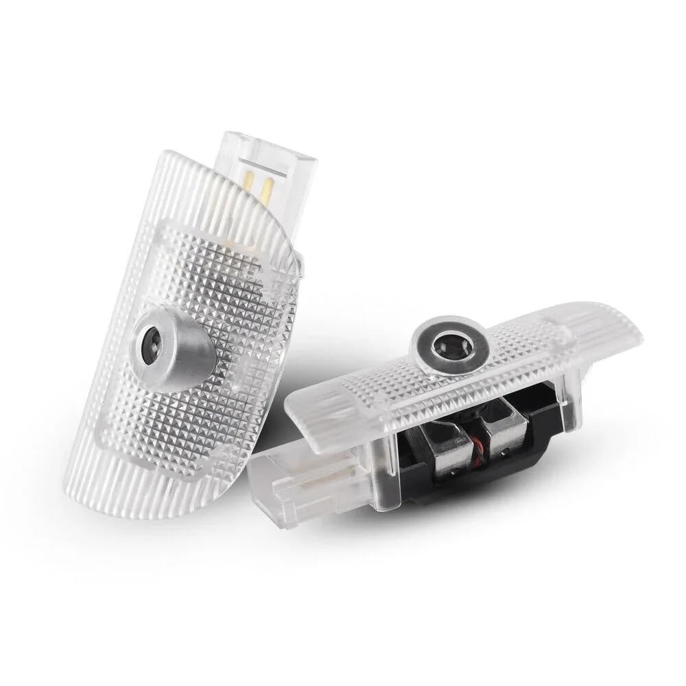 MYRFCSA 2Pcs Car Door Lights, for Porsche Cayenne 2007-2009 Wireless Welcome Puddle Lights Projection HD LED Original Logo Light Car Welcome LED Light Logo