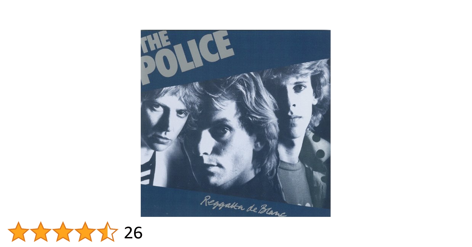 【帯付き・歌詞カード有】THE POLICE / 白いりレガッタLP 来日記念盤 ザ・ポリス『白いレガッタ』 - 音ログ.net