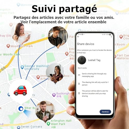 Traceur GPS voiture et localisateur Bluetooth étanche compatible iOS Android - 5