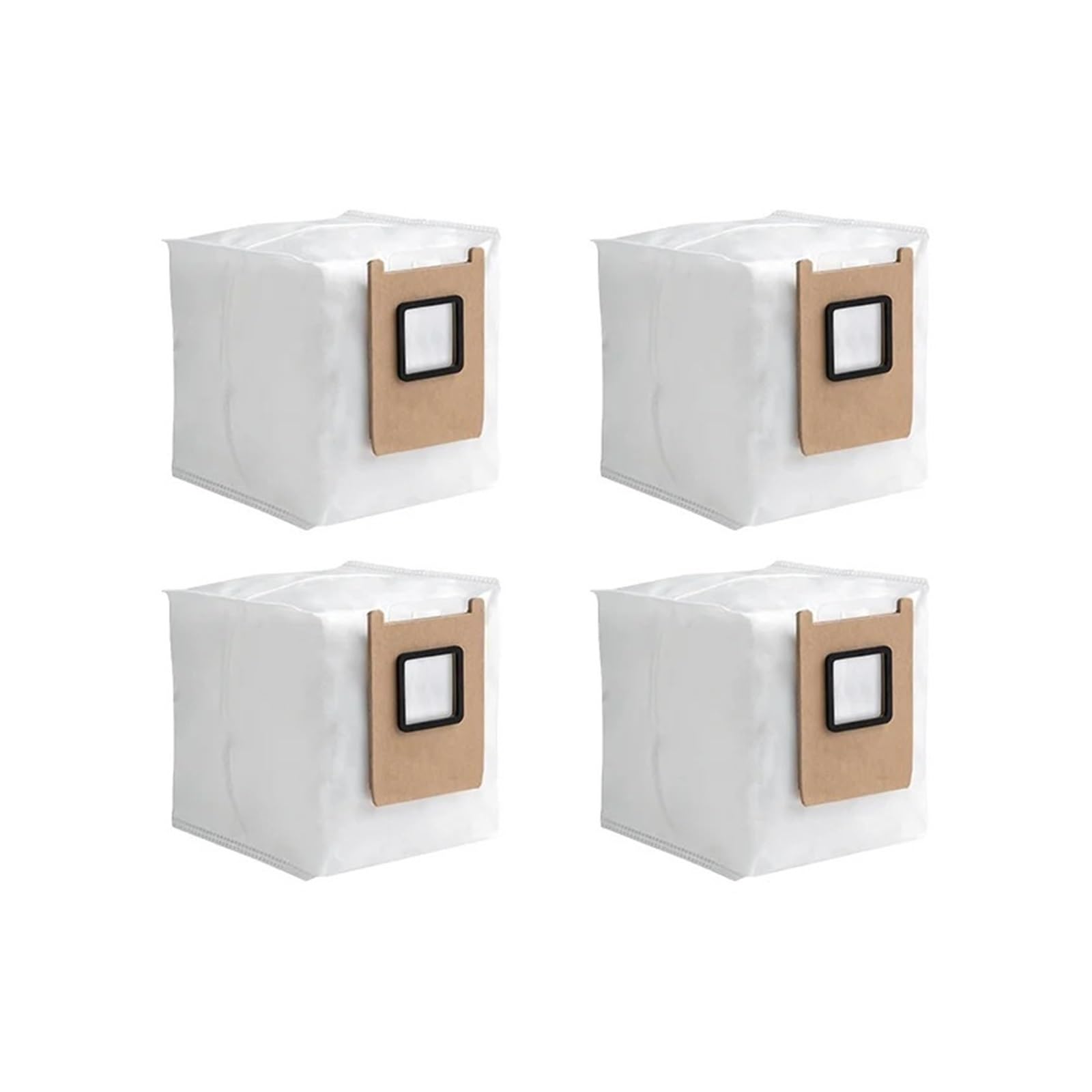 EEZII Dust Bag, Compatible For Eufy, Omni E25/E28/E20 Vacuum Cleaner Spare Part Large 3L Large 4-Layer Capacity Disposable Bag Accessories(4pcs)