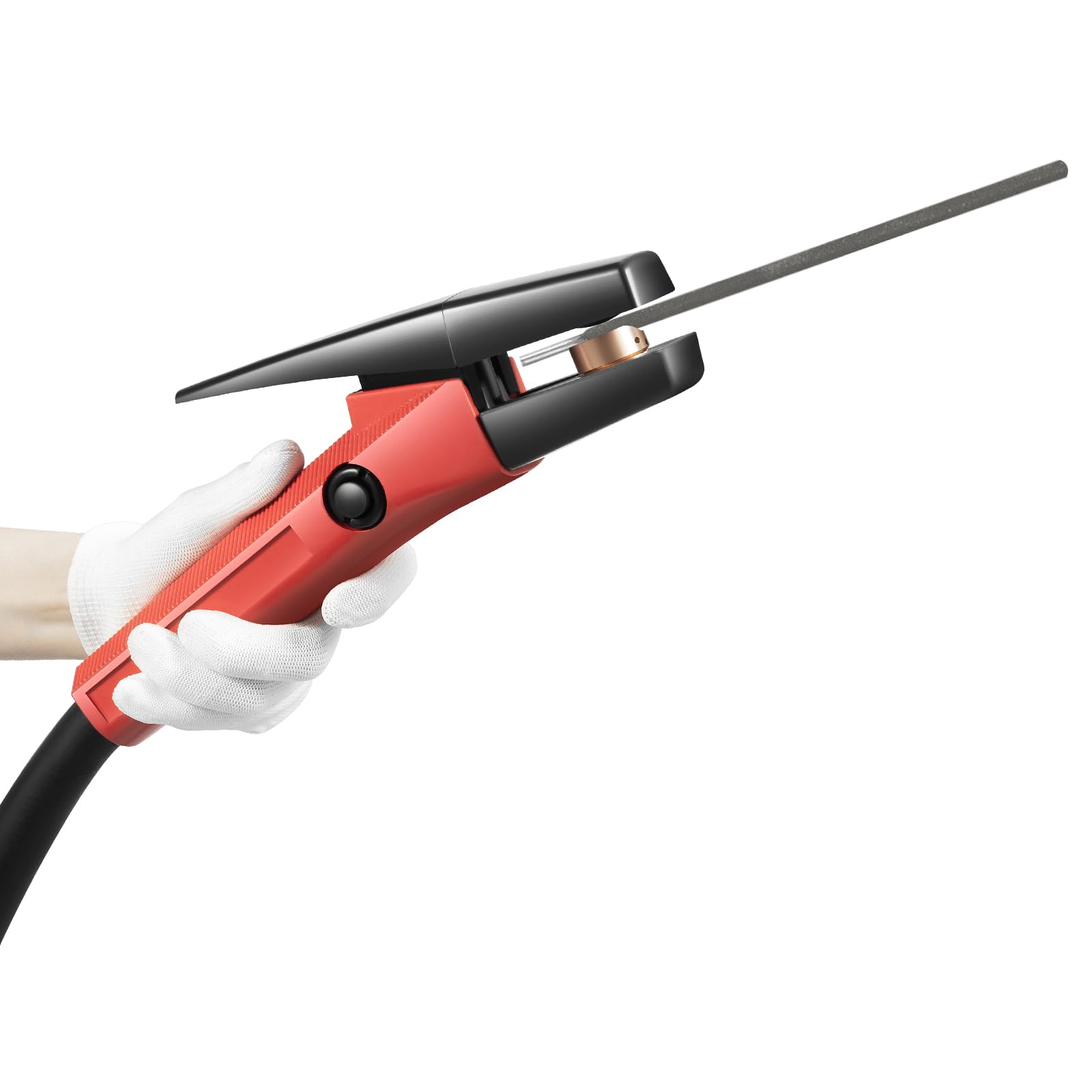 1000A Carbon Arc Air Gouging Torch - 7ft Cable, 360° Rotatable Chuck, Heavy-Duty for Metal Cutting &amp; Welding Defect Removal