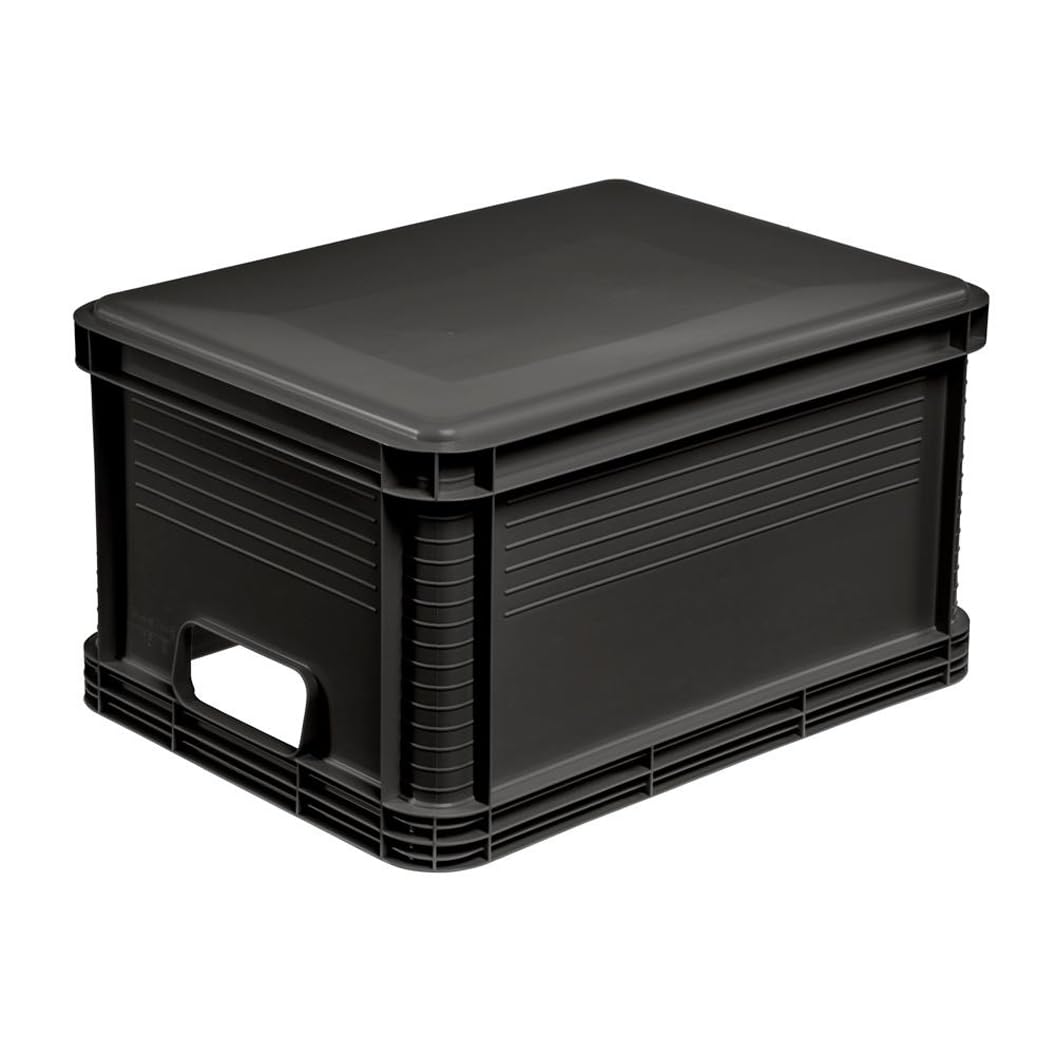 keeeper Transportbox-Set 8-teilig, Stapelbar, Polypropylen, 8 x 20 l, Robert, Graphit-Grau