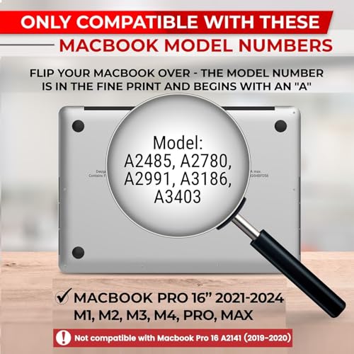 Image of Screen Protector Compatible With MacBook Pro 16 inch (2021-2026) M5 /M5 Pro / M5 Max / M1, M2, M3, M4 Pro /Max Chip Flexible Fiber 9H Hardness Screen Protector Not a Tempered Glass