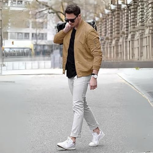 Image of MIA FASHION Men's UPF 50+ Full Sleeves Zipper Function Sun Protection Jacket for Biking & Sport