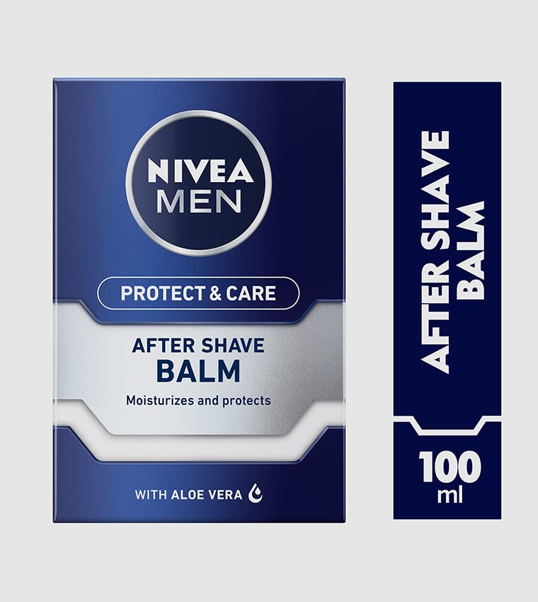 Nivea Men Protect & Care After Shave Balm, Aloe Vera Moistrizes & Protects 100ml (GermanyProduct) - Image 2 thumbnail