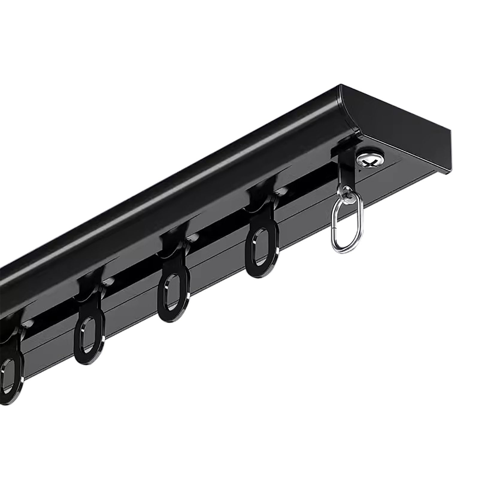 Tringle de séparation de pièce robuste et rail rideau plafond