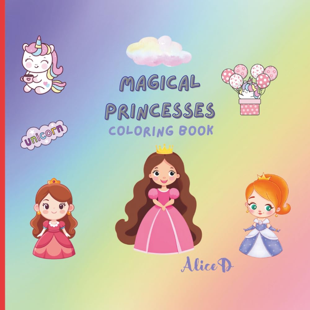 Magical Princesses: Coloring book