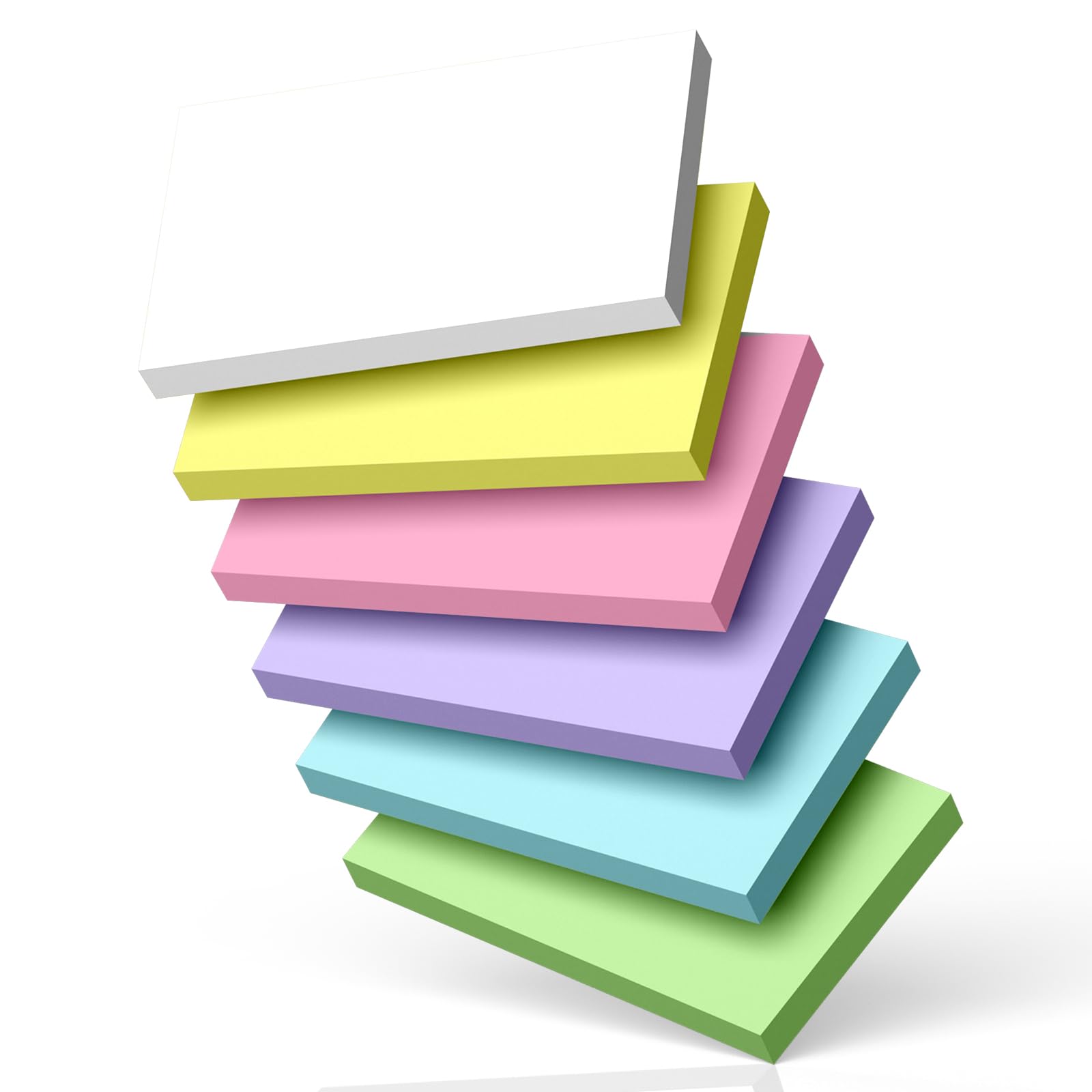 300 Count Blank Index Cards 3x5 Inch Colored Flash Cards Thick Cardstock, Unruled Note Cards Study Card Portable Learning Flashcards Ideal for Note