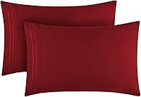 Vista 46 de Mellanni Fundas de almohada – Fundas de almohada lujosas, extrasuaves, refrescantes – 2 PC Colección Iconic Fundas de almohada – Cierre de sobre