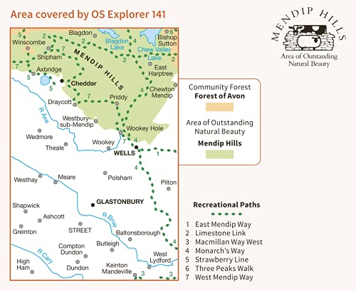Cheddar gorge 1/25 000