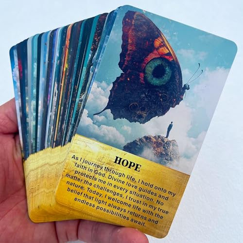 GZXINKE Life Messages Oracle Deck, 54 Spiritual Wisdom Oracle Cards, Oracle Cards for Beginners, Embrace Your Inner Light and Transformation - image 4