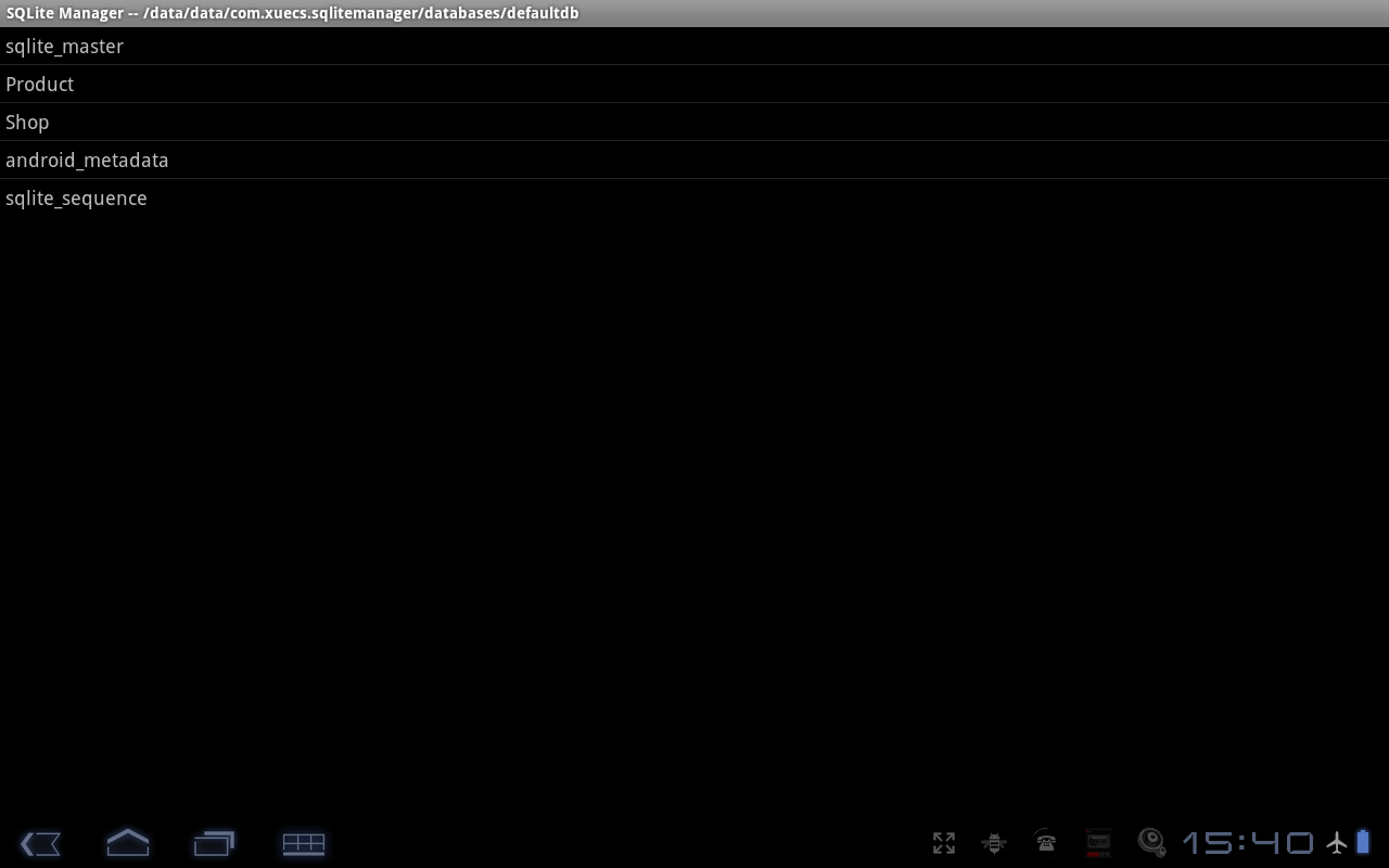 SQLite Manager - App on Amazon Appstore