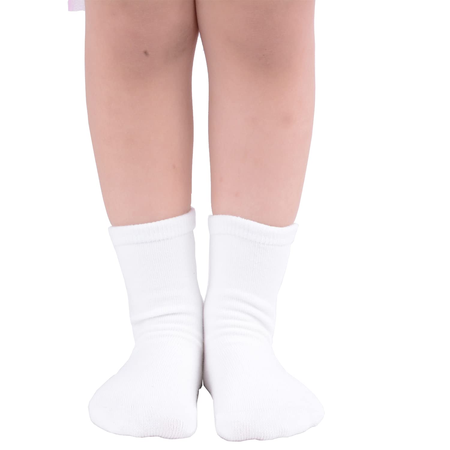 T.H.L.S Unisex-Baby-Socken, nahtlos, rutschfest, Baumwolle, Crew-Socken für Mädchen, Jungen, Kleinkinder, Kinder