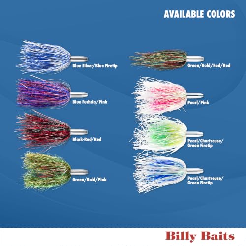 Billy Baits - Mini Turbo Slammer Señuelo Rigged & Ready Mono miniatura 6