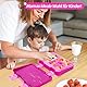 QCQHDU Brotdose Kinder mit 6 Fächern - Lunchbox mit Unterteilungen, Bento Box für Schule, Kindergarten, Outdoor | Leckdicht, Spülmaschinenfest, BPA-Frei(Rosa)