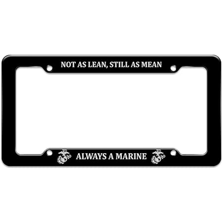 My Husband Is A Marine License Plate Frame - USMC Officially Licensed Tag Frame