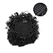 VGTE Synthetic Curly Hair Ponytail African American Short Afro Kinky Curly Wrap Synthetic Drawstring Puff Ponytail Hair Extensions Wig with Clips