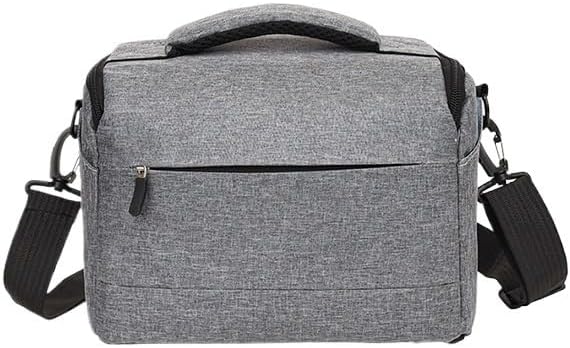 Compatible for Sony Compatible for Nikon DSLR Camera Bag Nylon Shoulder Case Portable SLR Bag(Small Gray)