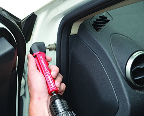 Milescraft 1303 Drive90Plus Impact Ready Right Angle Drill Attachment - Perfect For Drilling Or Driving In Tight Spaces - Minimum Reach Of 1.5 In. - Accepts Most 1/4 In. Hex Accessories #TOP2