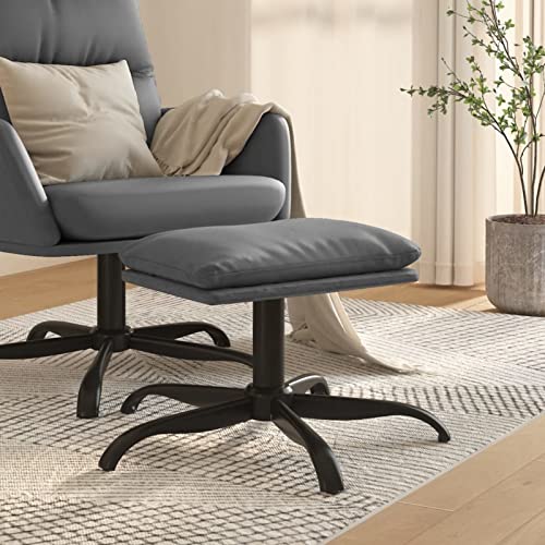 Footstool Footstool for Armchairs Stylish Stool Footstool Upholstered Stool Living Furniture Cream 60 x 60 x 39 cm Artificial Leather