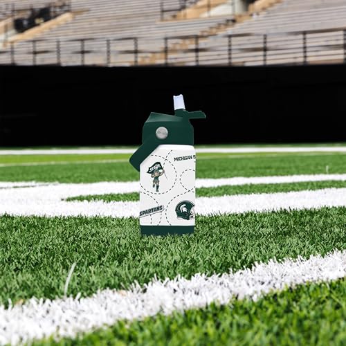 Image of Logo Brands NCAA Mascot Stainless-Steel Kids Bottle -Soft Silicone Mouthpiece, Easy To Carry, Kid-Friendly Design- Great For School & On-The-Go