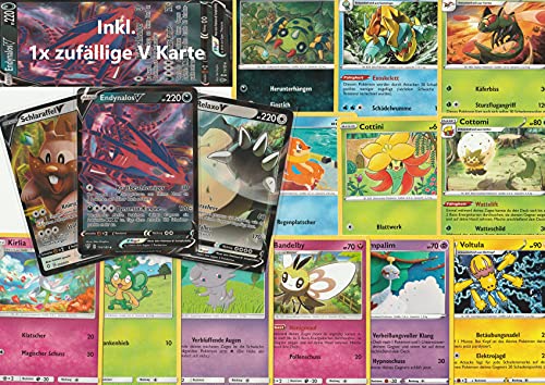 Pikachu Pikachu Pokemon Cartas 20 diferentes 1 carta V o VMax rara aleatoria en cada paquete – cartas originales alemanas