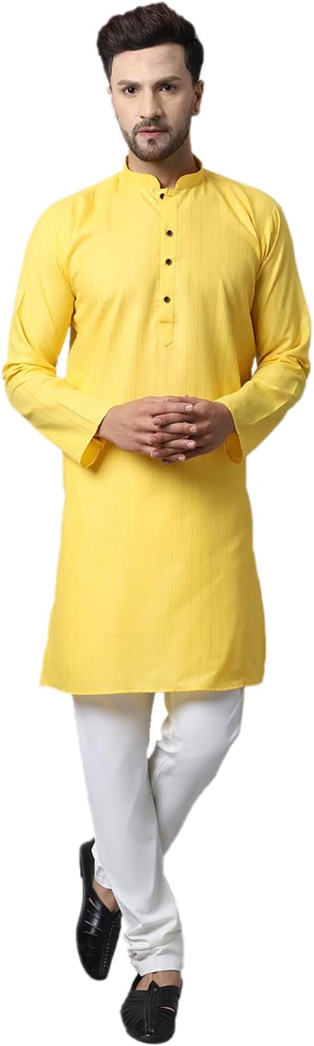 ABH LIFESTYLEMen's Cotton Kurta Pyjama Set.