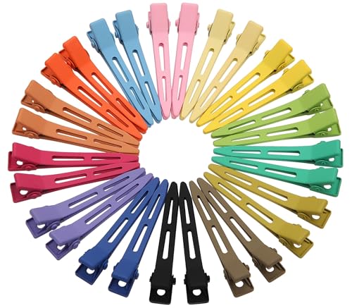 Applicazione Versatile:Mbsomnus curl clips d'anatra sono adatte a donne e ragazze di tutti i tipi di capelli. Becchi capelli funzionano ottimamente per fissare i capelli durante messa in piega e sezione, contribuendo a mantenere un'acconciatura fresca e vivace, e possono essere utilizzate per la messa in piega, formatura, il crafting e altro ancora. Forcine per capelli professionali sono perfette anche per vari progetti fai da te, consentendoti di creare gli accessori per capelli desiderati.