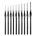 Produktbild eBoot Detail Pinsel Set Miniatur Künstler Malerei Pinsel für Gemälde Kunst Acryl, 10 Stück