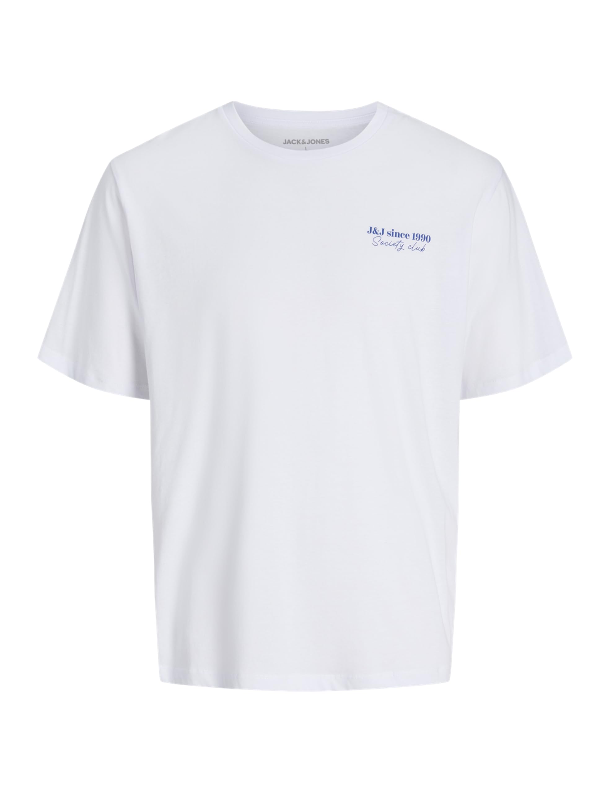JACK & JONES Men's Jjninety Tee SS Crew Neck Jnr, White, 16 Years