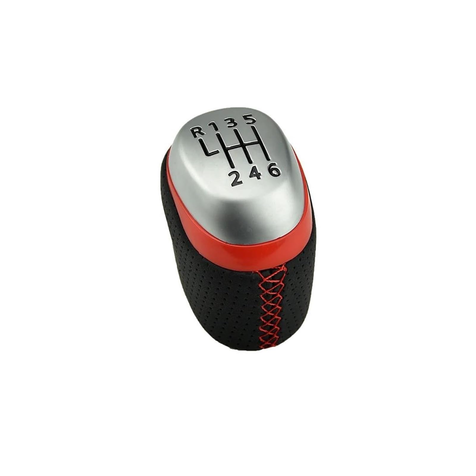Zyincen Red Speed Gear Shift Knob For Megane Mk4 Bfb 2016-2022 6 Speed Car Gear Shift Knob Manual Transmission Lever Head Replace(Red)