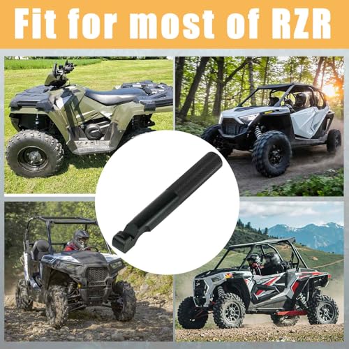 Image of RZR Belt Changing Tool for Po-laris RZR 570S 800S 900S 1000 XP4 Turbo Trail S 900 1000 2008-2024 Belt Removal Tools Kit, 7.44 x 0.98 Inch Black