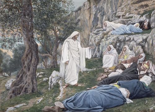 Tableau Le Christ ordonnant à ses disciples de se reposer par Jacques 60x90cm