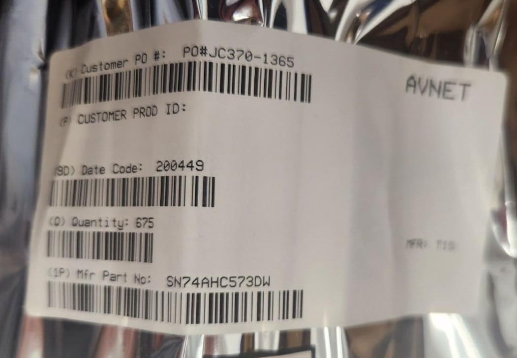 (1 PC) SN74AHC573DW TI IC D-Type TRANSP SGL 8:8 20SOIC