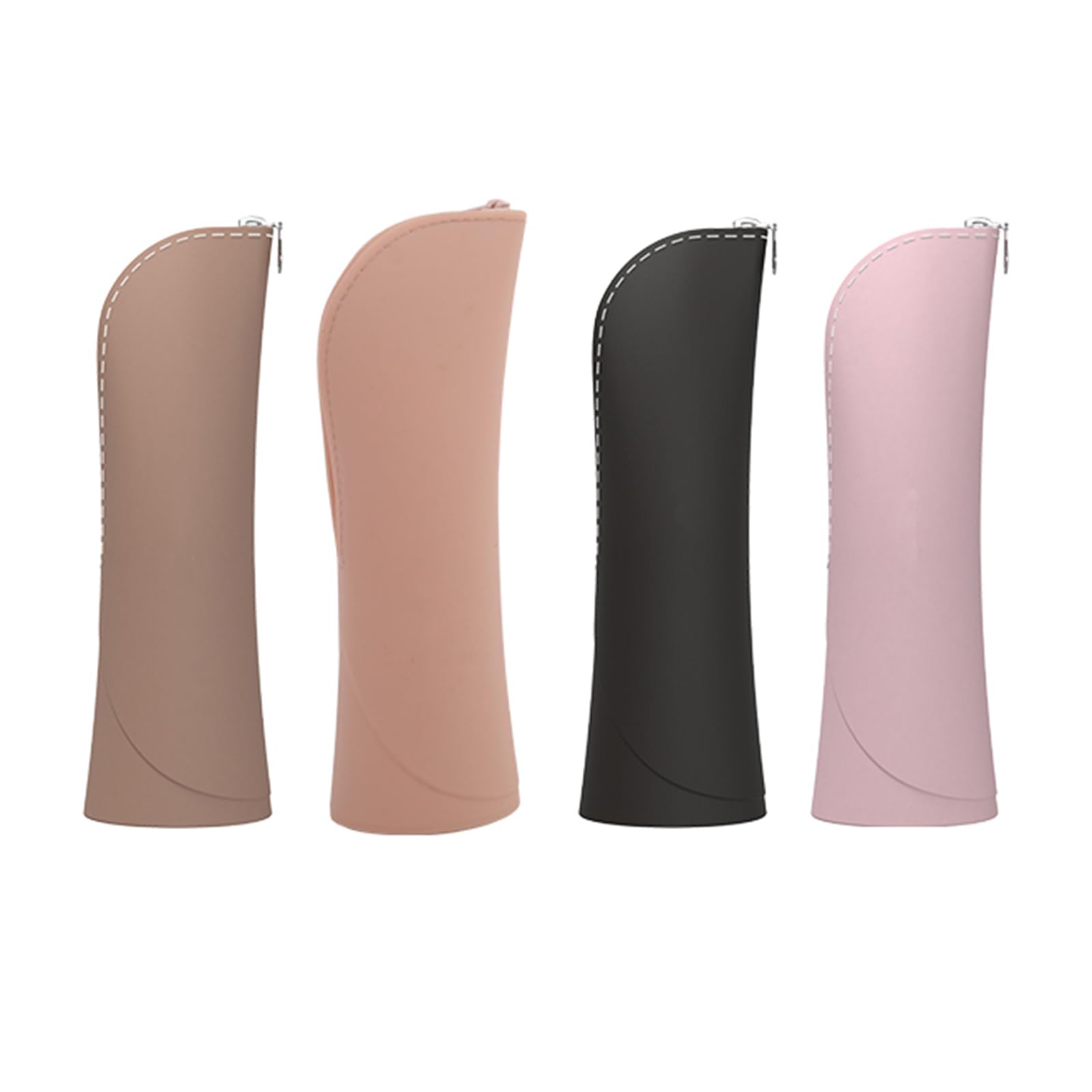 atcdfuw Makeup Brush,Travel Makeup Brush Holder, Portable Silicone Makeup Brush Case,Soft Makeup Brush Organizer,Makeup Brush Box for Gifts