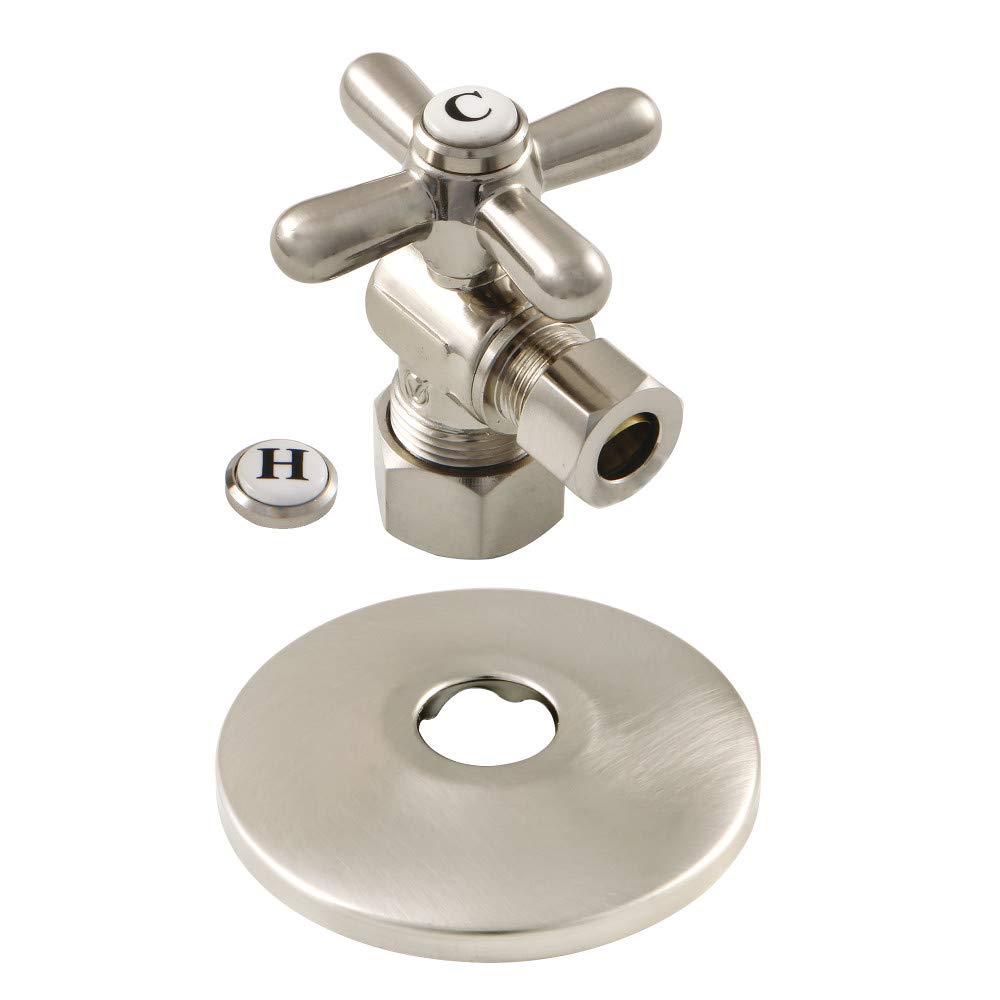 Vanne d'arrêt quart de tour 5/8 x 3/8 Kingston Brass CC53308XK