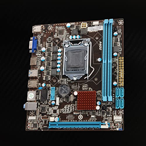 Image of Ant Value H110MAD4 mATX Gaming Motherboard LGA1151 Support Intel 6th and 7th Generation i3 /i5 /i7 DDR4,USB 3.0 Ports, HDMI Port, HD 6 Channel Audio