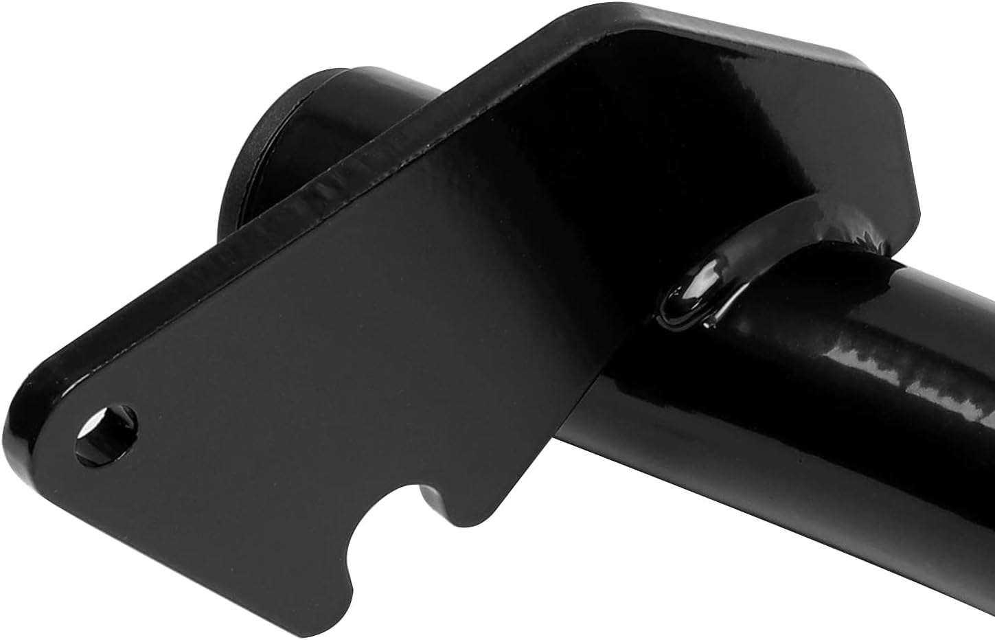 ECOTRIC Front Bumper Guard Protector Compatible with John Deere X300, X304, X310, X320, X324, X350, X360, X300R, X500, X520, X530, X534, X540 Garden Lawn Mower Tractor Gurad for BM23056 Steel Black