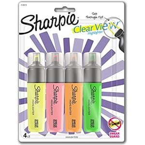 SHARPIE Clear View Highlighters, Ch...