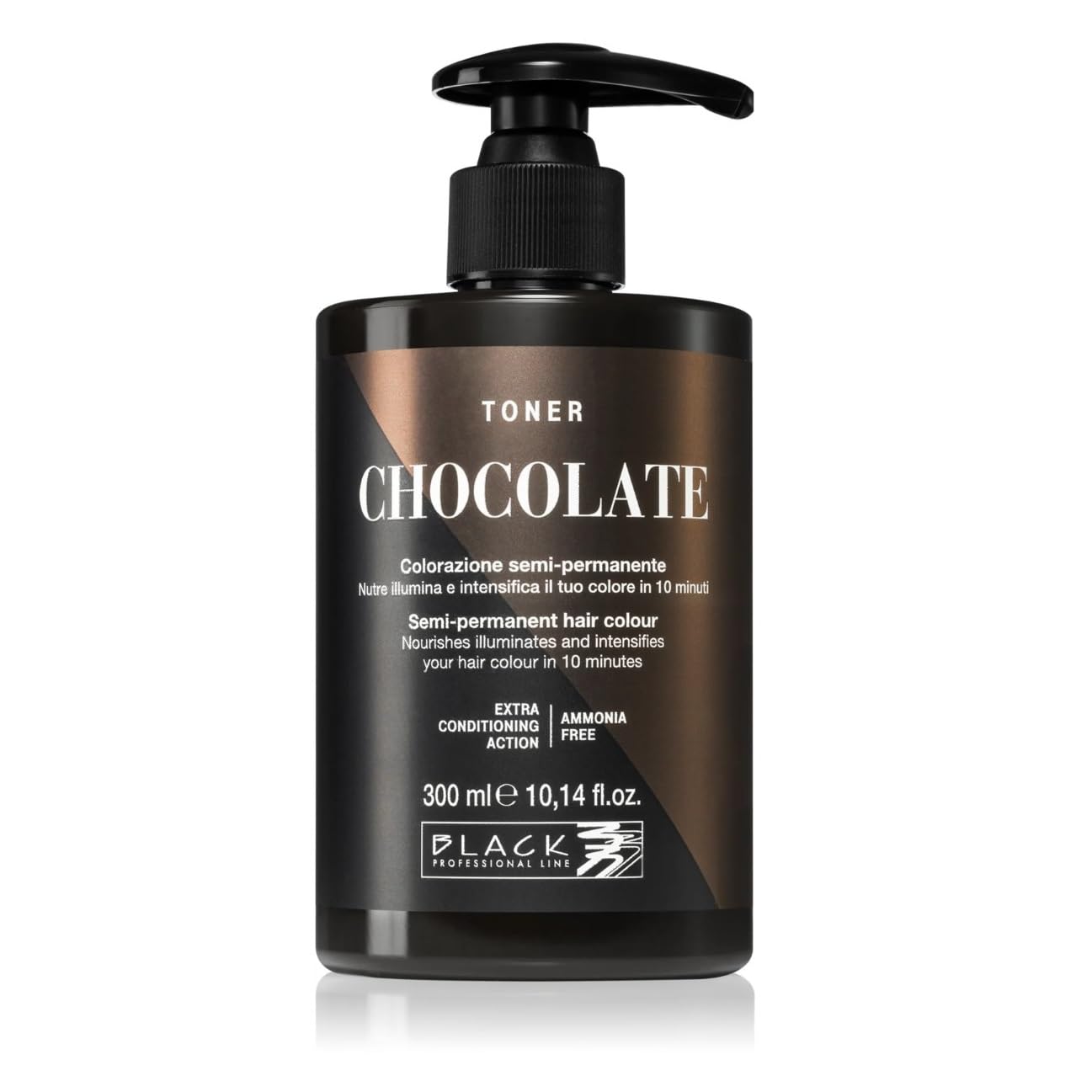 Black Professional Line Toner 300 ml, chocolat